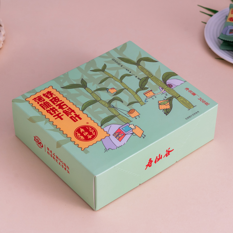 寿仙谷铁皮石斛叶饼干308g/盒
